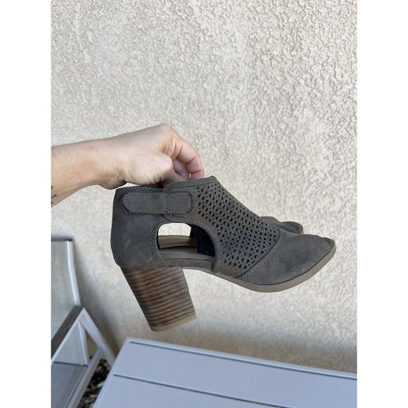 Seychelles open toe heeled ankle boot - Size 5.5 - Green - Picture 7 of 12